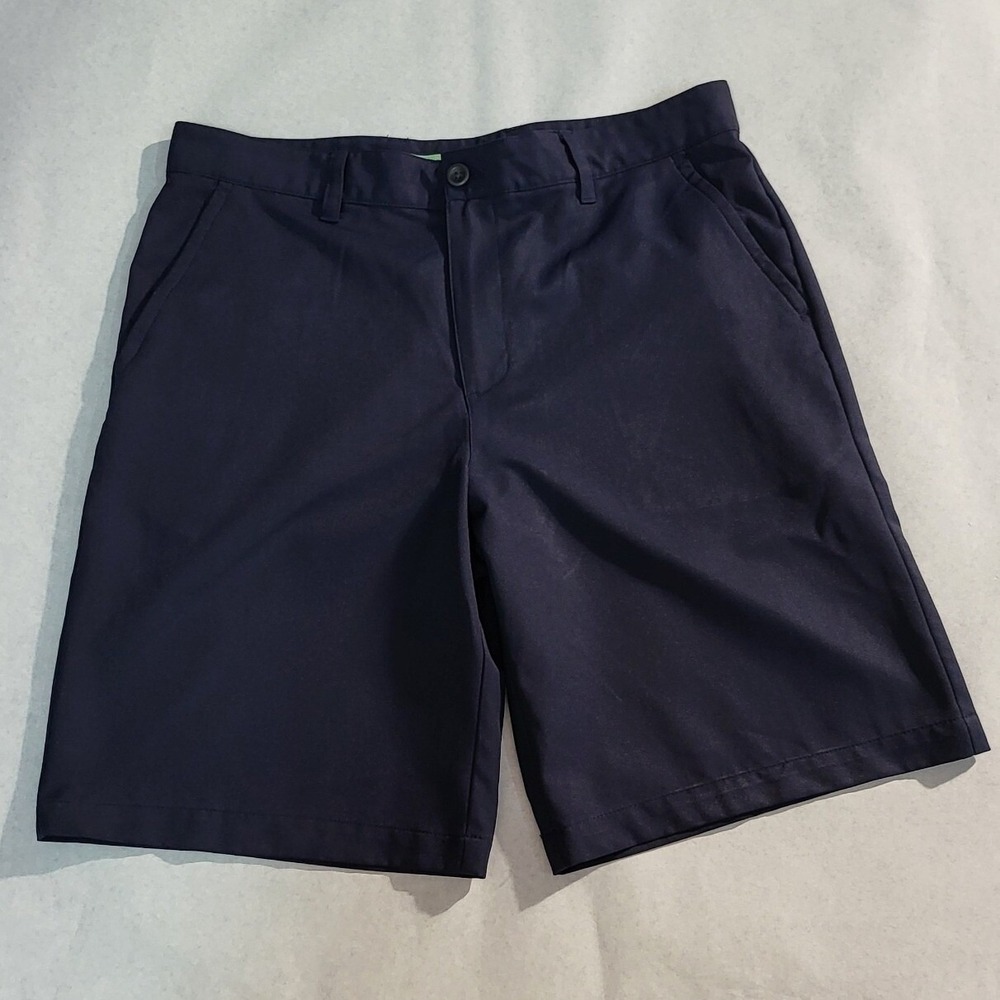 IZOD Golf Shorts Classic Fit Shorts Tech Casual Athletic Navy Blue Mens